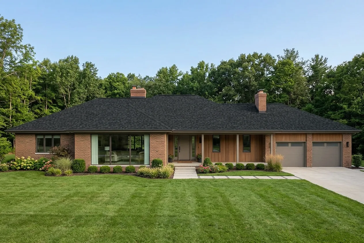 Florida home with Dynasty Granite Black roof