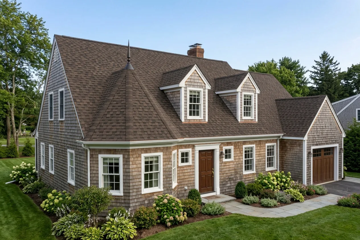 Florida home with Dynasty Shadow Brown roof