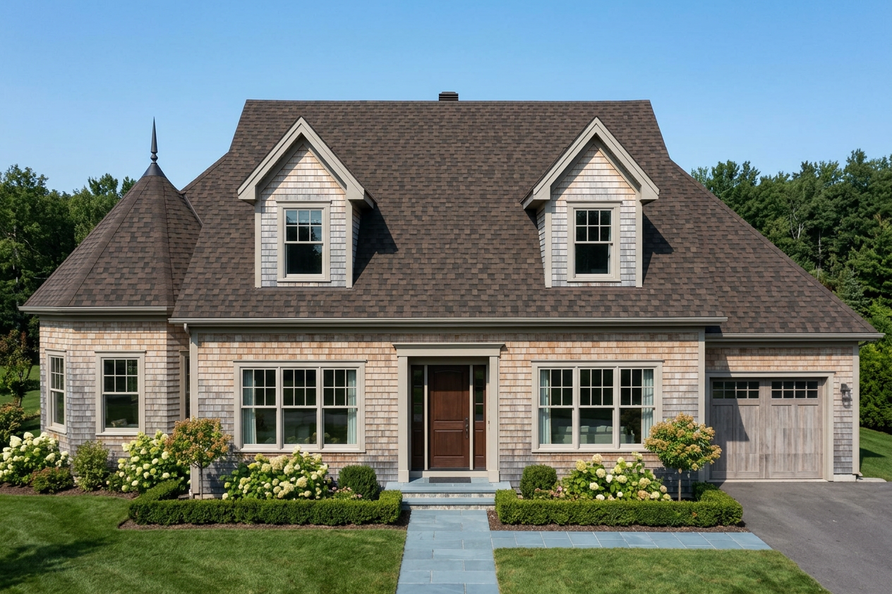 Florida home with Dynasty Shadow Brown roof