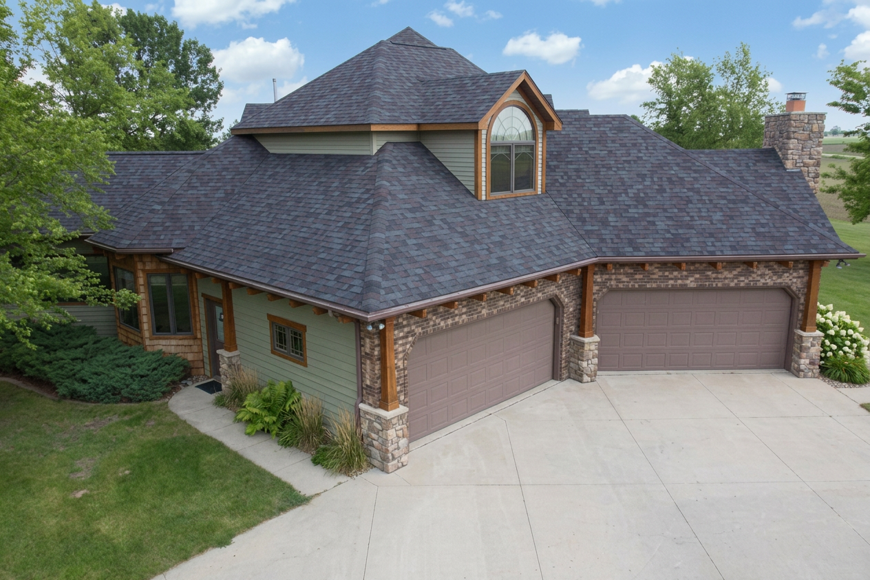 Florida home with Legacy Scotchgard Black Oak roof