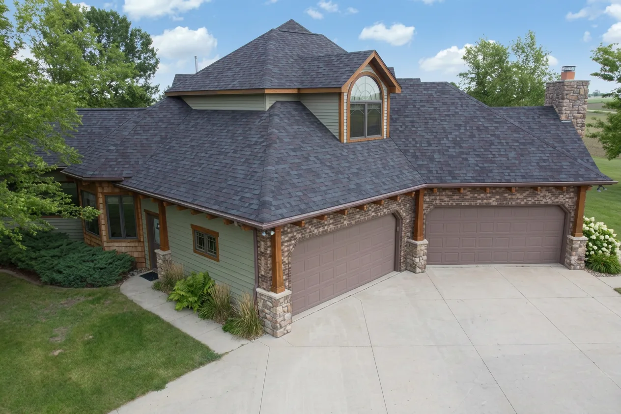 Florida home with Legacy Scotchgard Black Oak roof