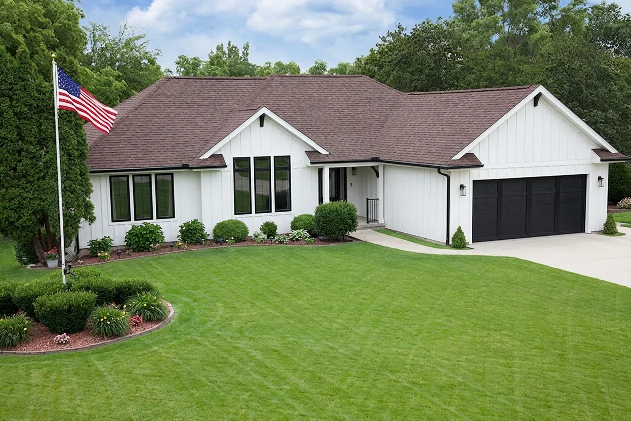 Florida home with Vista AR Antique Brown roof