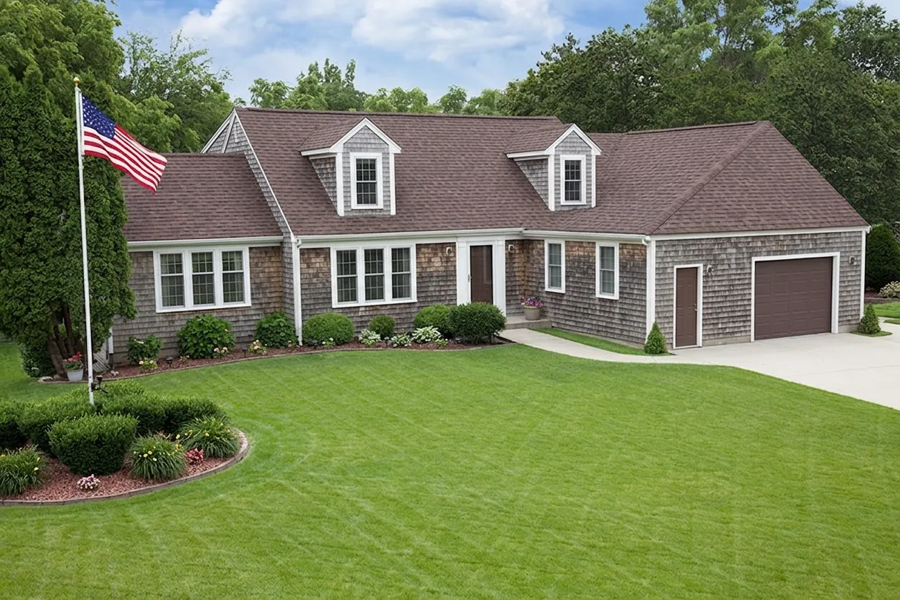 Florida home with Vista AR Antique Brown roof