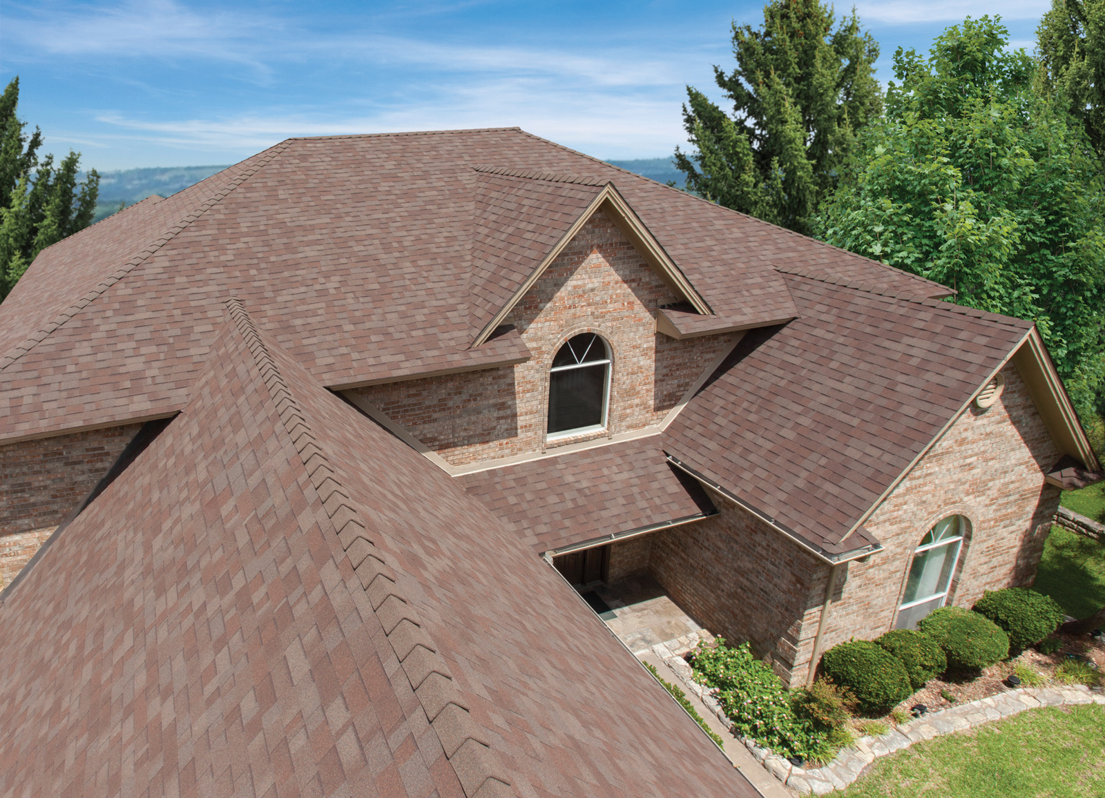Florida home with Vista AR Heather roof