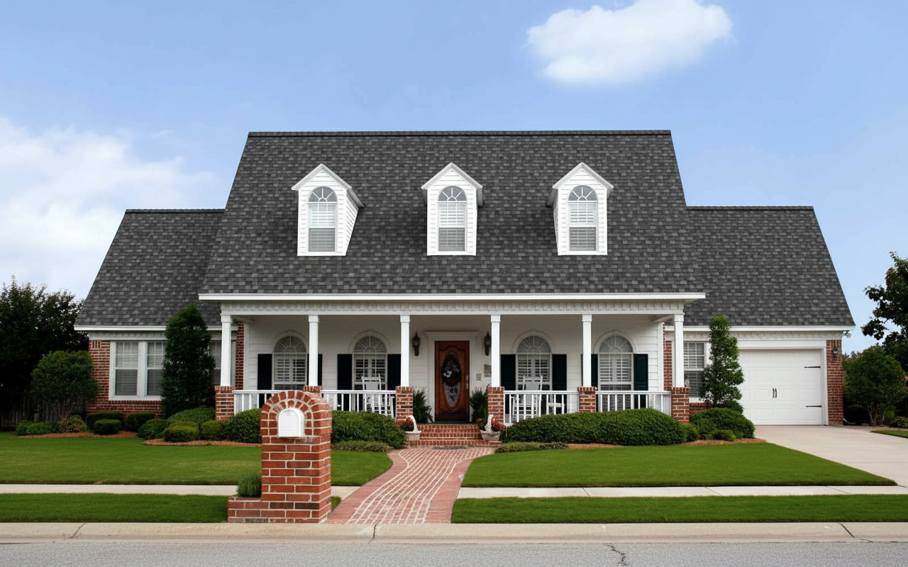 Florida home with Duration Designer Gray Tweed roof
