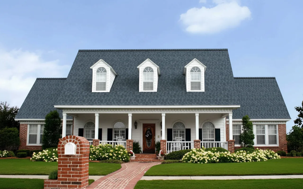 Florida home with Duration Harbor Blue roof