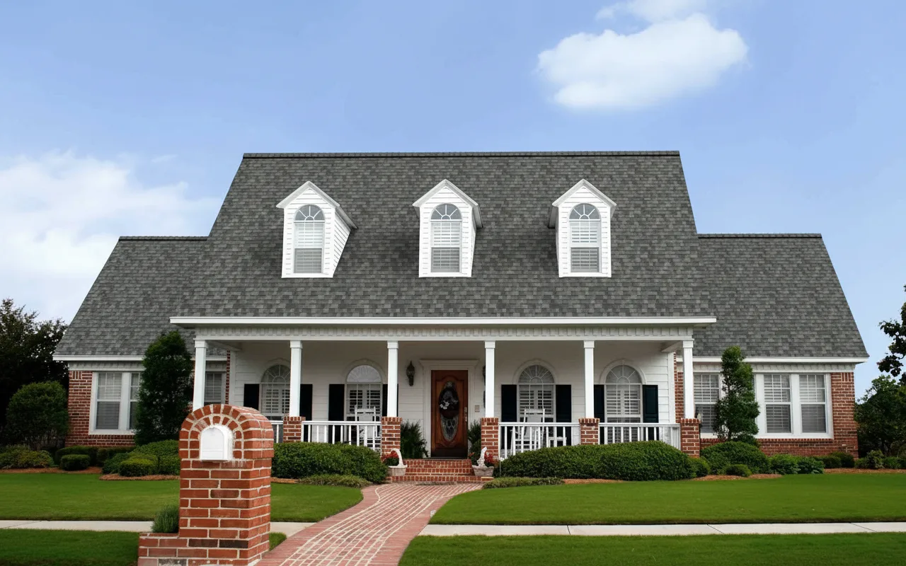 Florida home with Duration Peppercorn roof