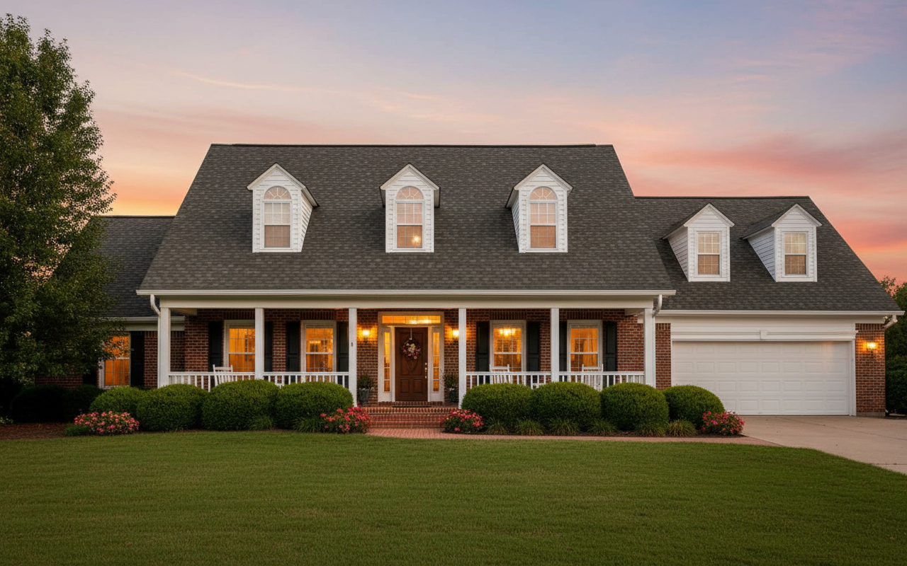 Florida home with Woodcrest Mountainside roof