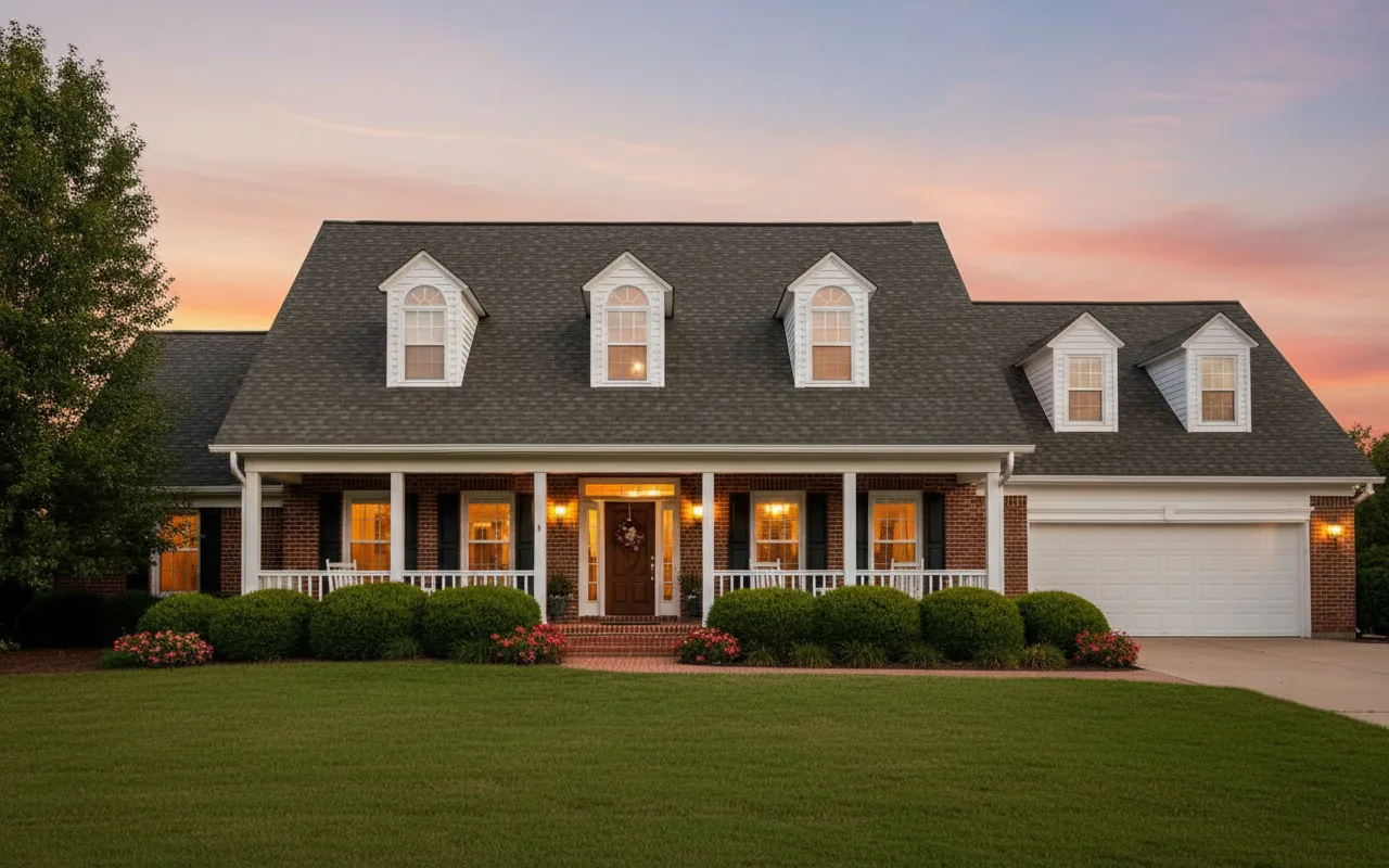 Florida home with Woodcrest Mountainside roof