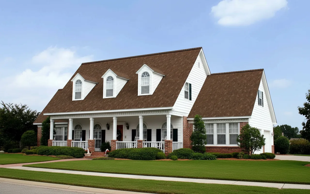 Florida home with Woodcrest Timber roof