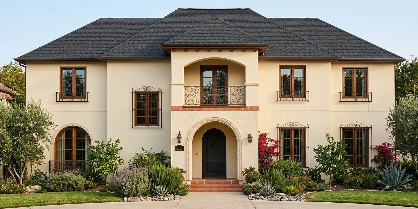 Florida home with Heritage Rustic Black roof